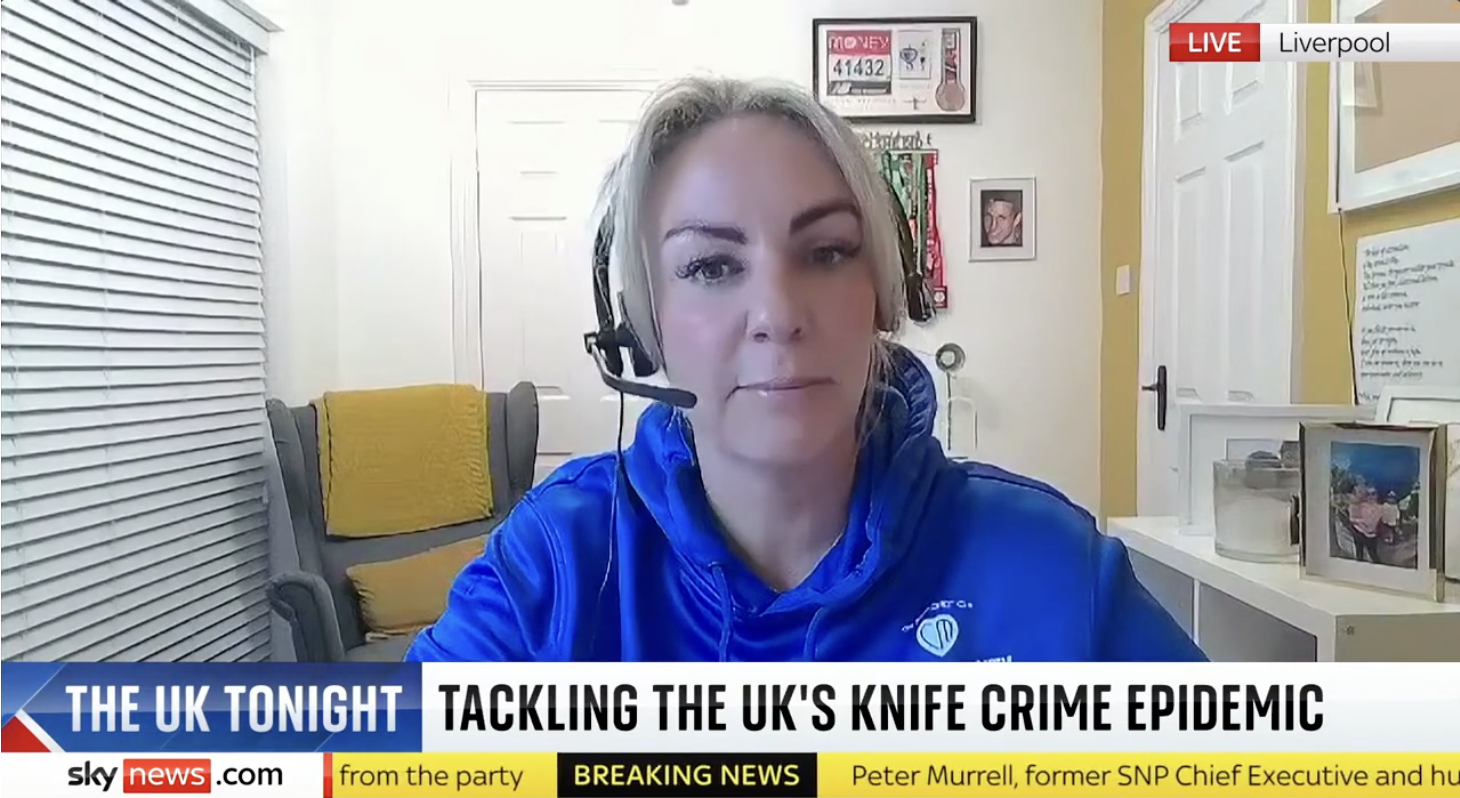 Sky News’ media coverage of the Sefton Schools say #kNOwKnifeCrime relay event!